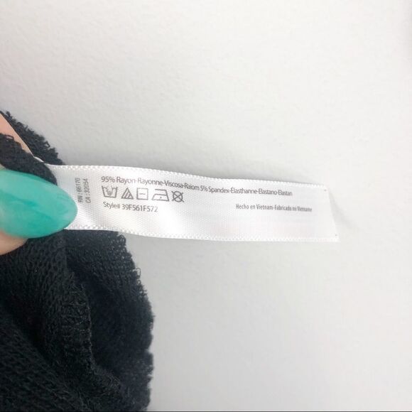 FREE PEOPLE | Weekend Top Black & Gray Size Small - Picture 10 of 11